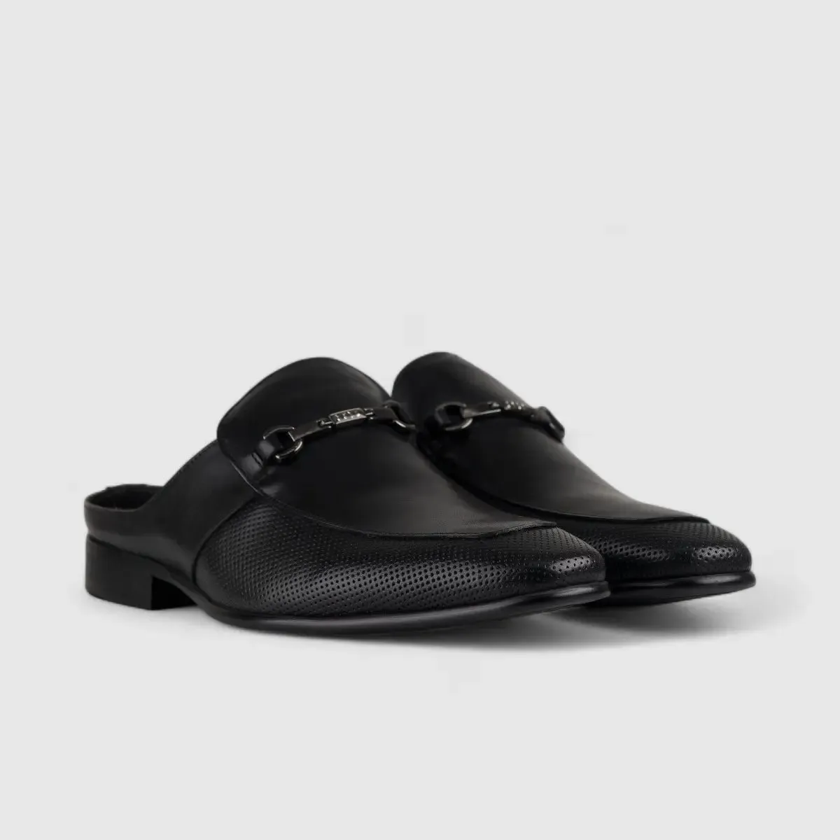 Formales Slip On Open Back Black AS2302