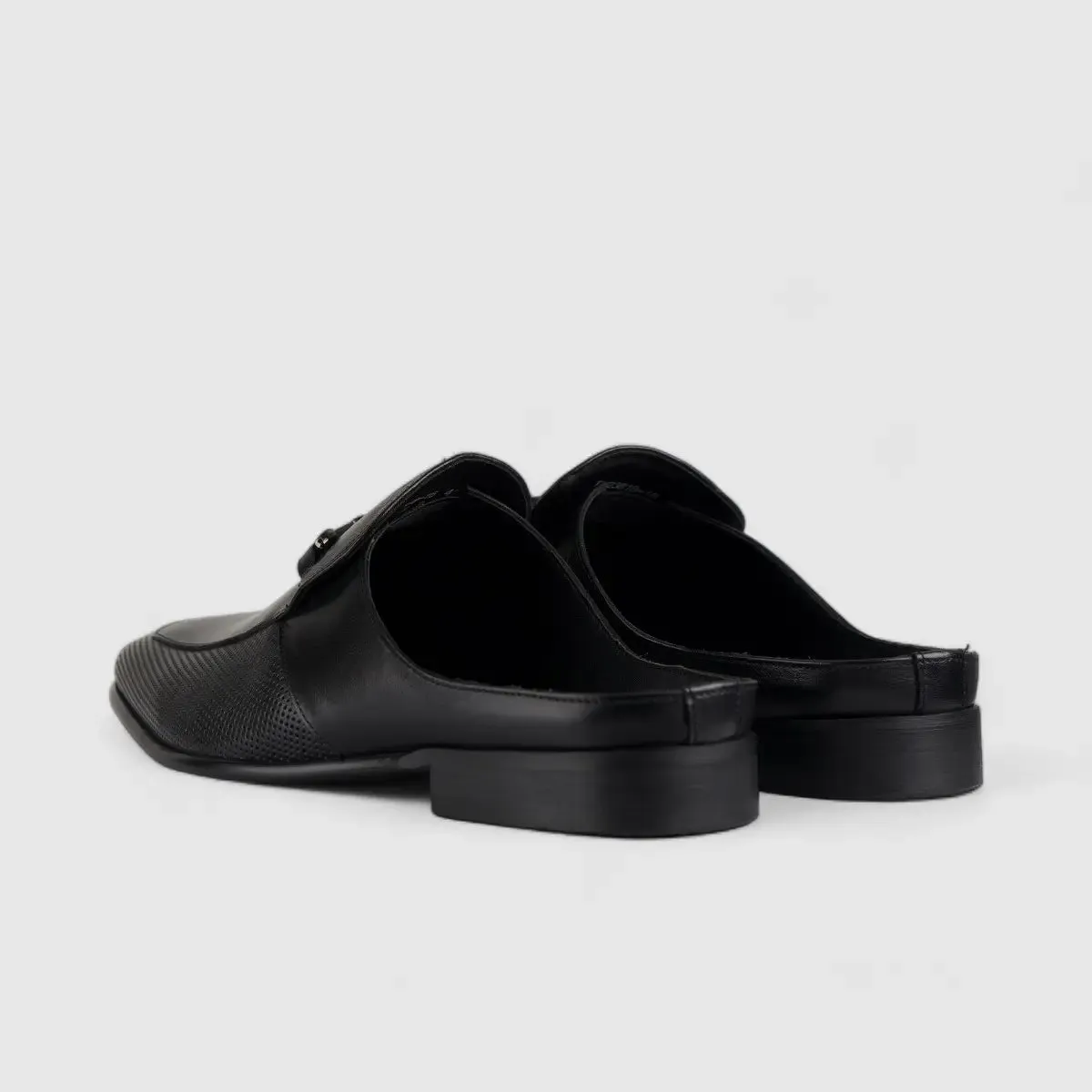 Formales Slip On Open Back Black AS2302