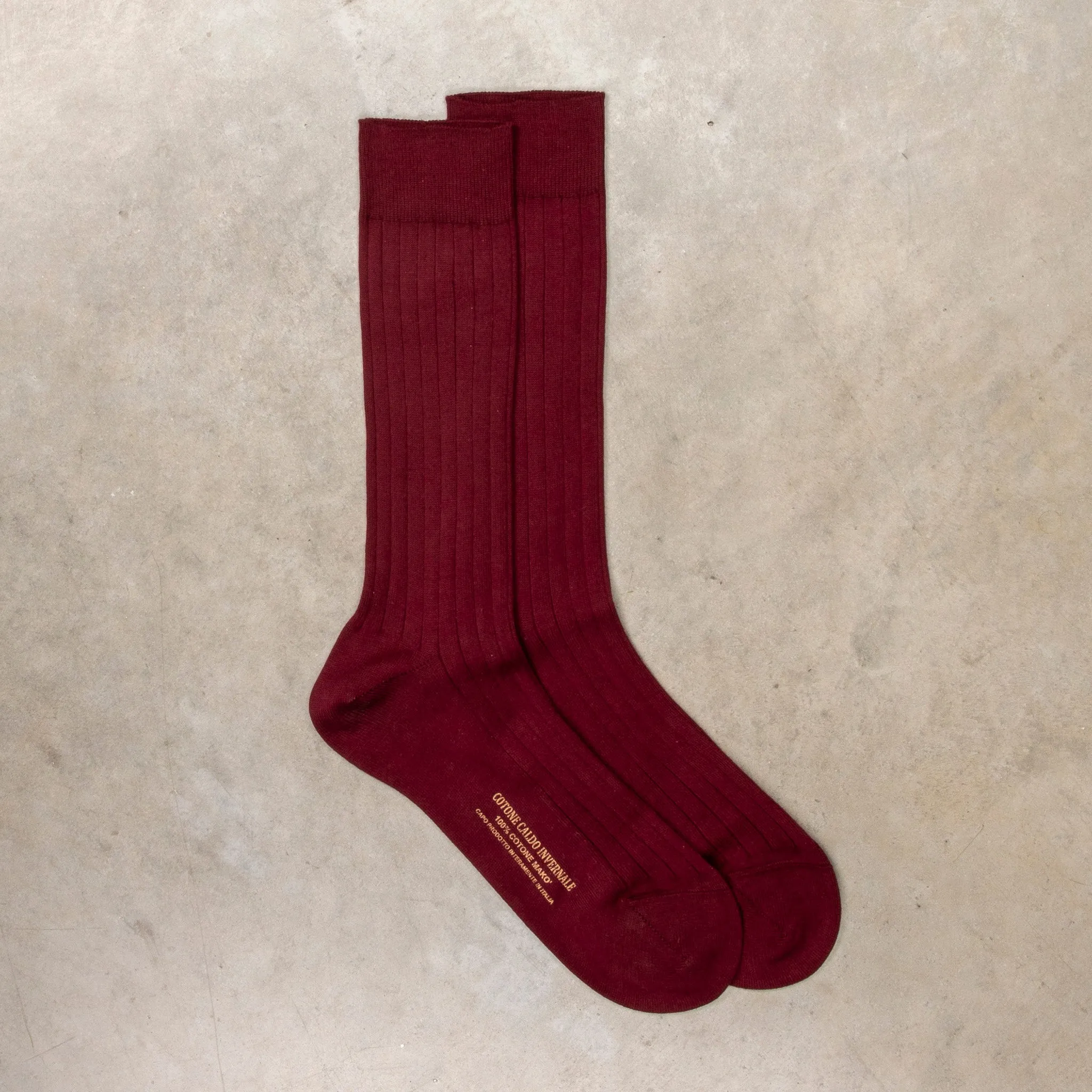 Frans Boone Socks Mako Cotone Chianti