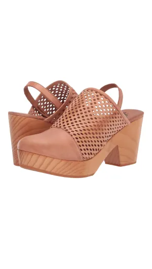 Free People Logan Natural Leather Clogs