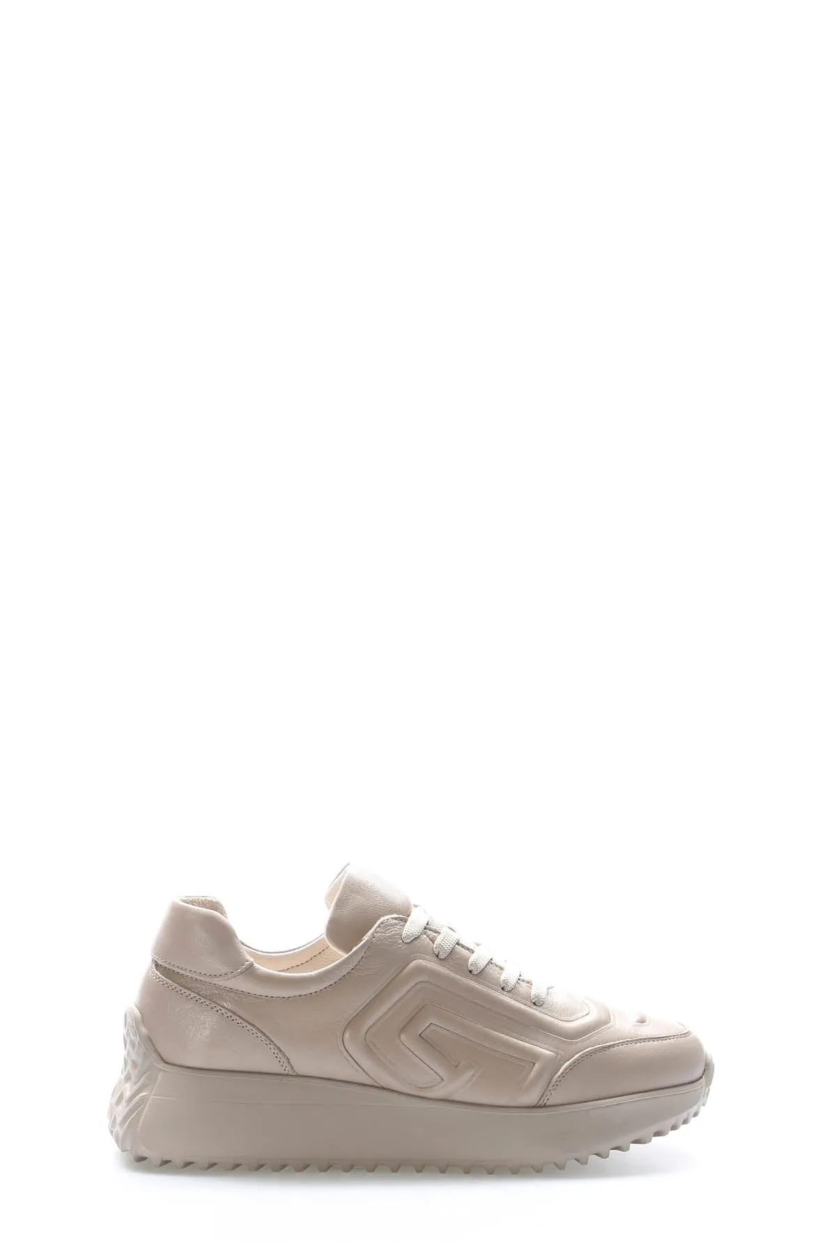 FST Genuine Leather Women's Casual Shoes 136ZA507 Silver - Benalmádena