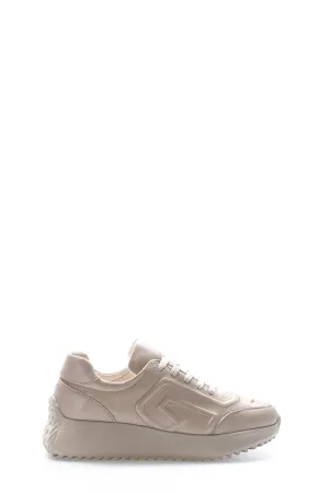 FST Genuine Leather Women's Casual Shoes 136ZA507 Silver - Benalmádena