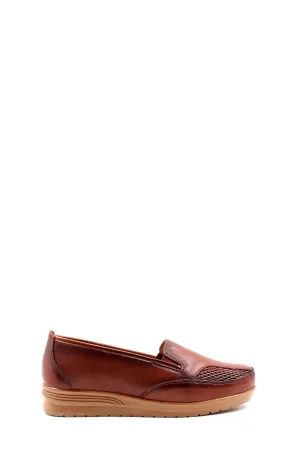 FST Genuine Leather Women's Casual Shoes 164ZA351 Brown - Westminster