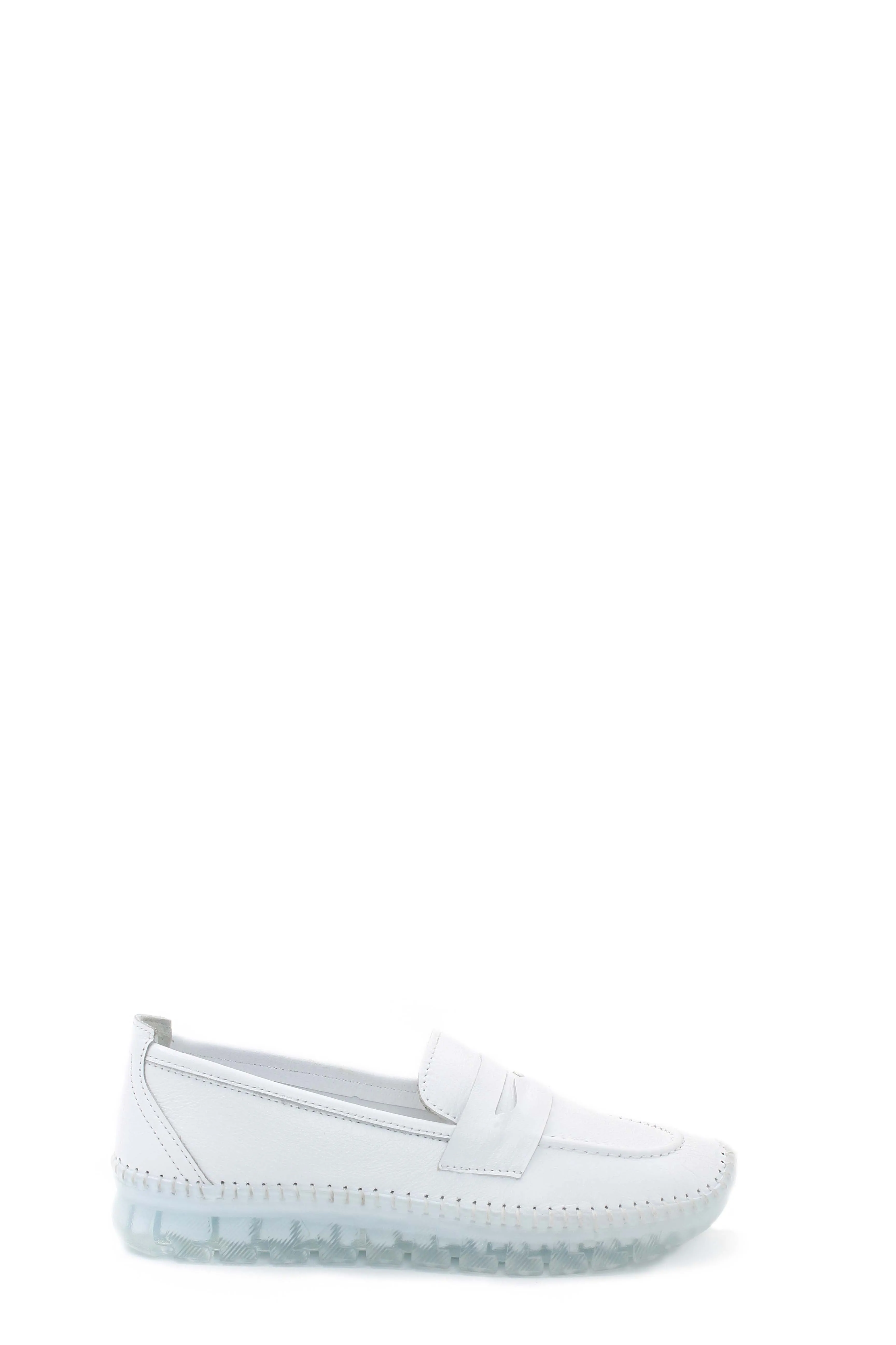 FST Genuine Leather Women's Casual Shoes 609ZA740 White - Berkeley