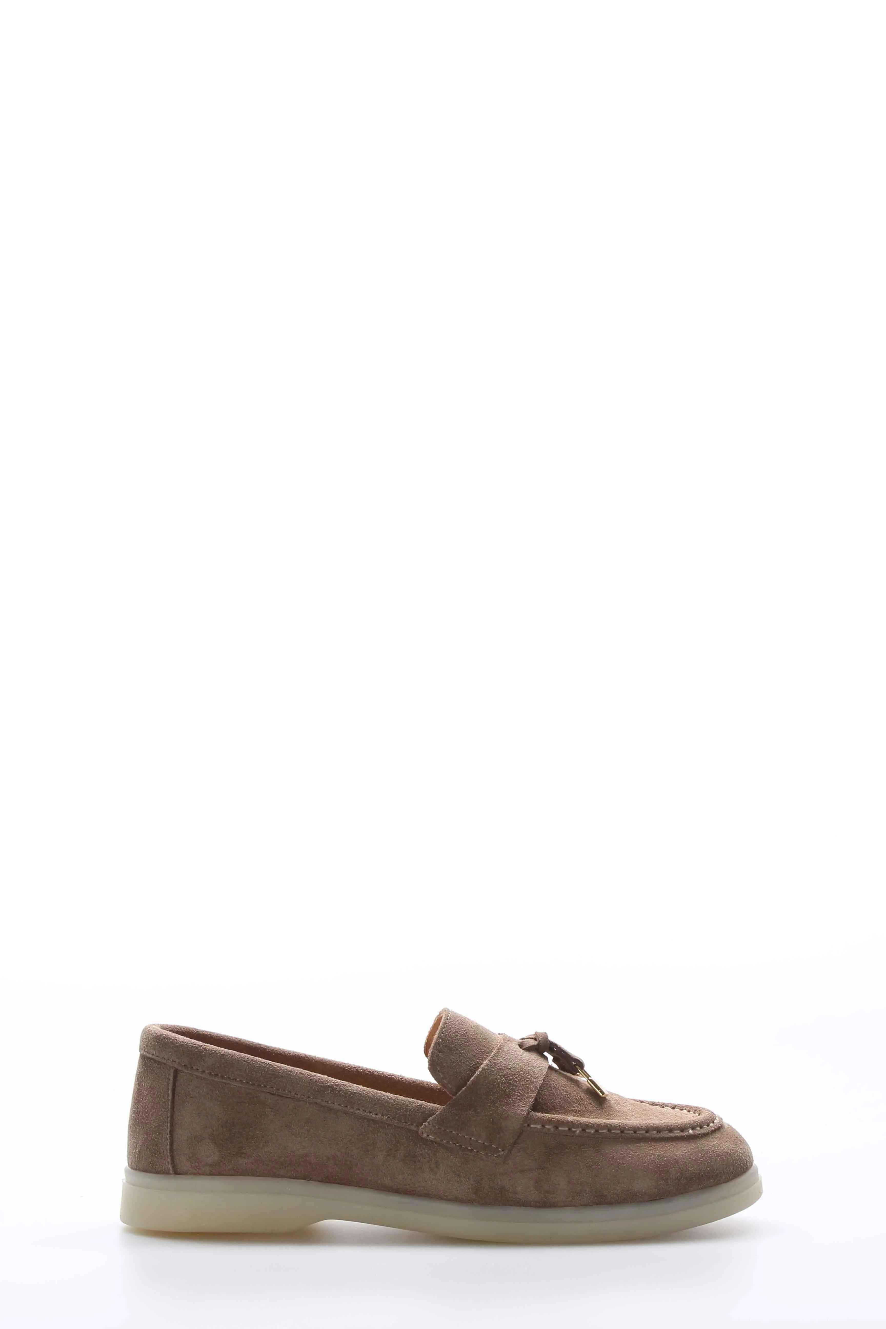 FST Genuine Leather Women's Casual Shoes 733ZA021 Mink Suede - Cary
