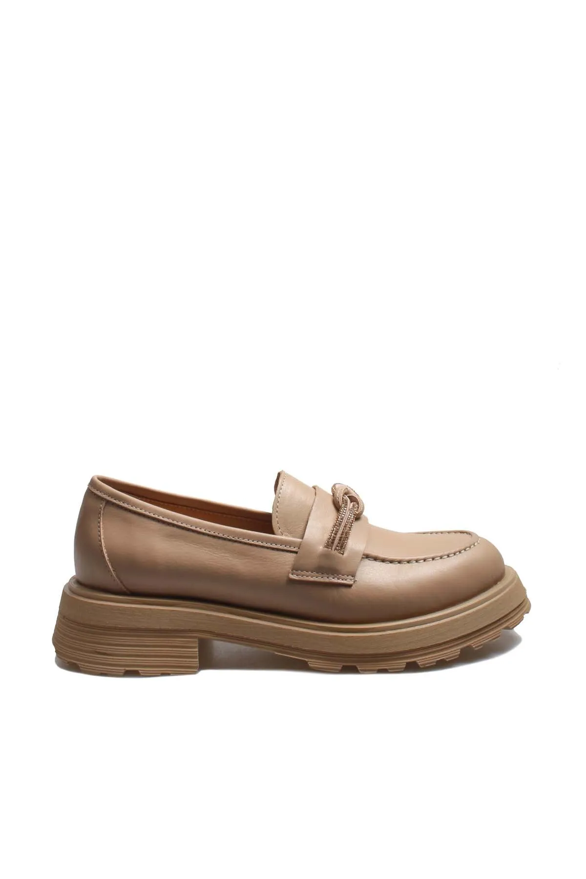 FST Genuine Leather Women's Casual Shoes 965ZA3100 Cream - Kettering
