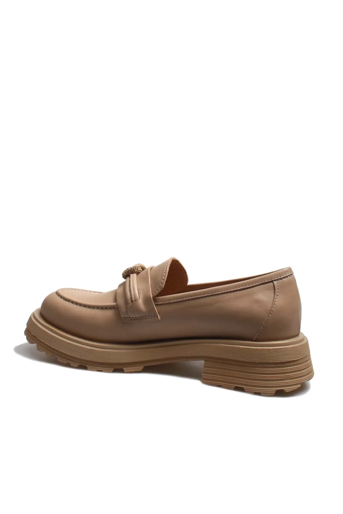 FST Genuine Leather Women's Casual Shoes 965ZA3100 Cream - Kettering