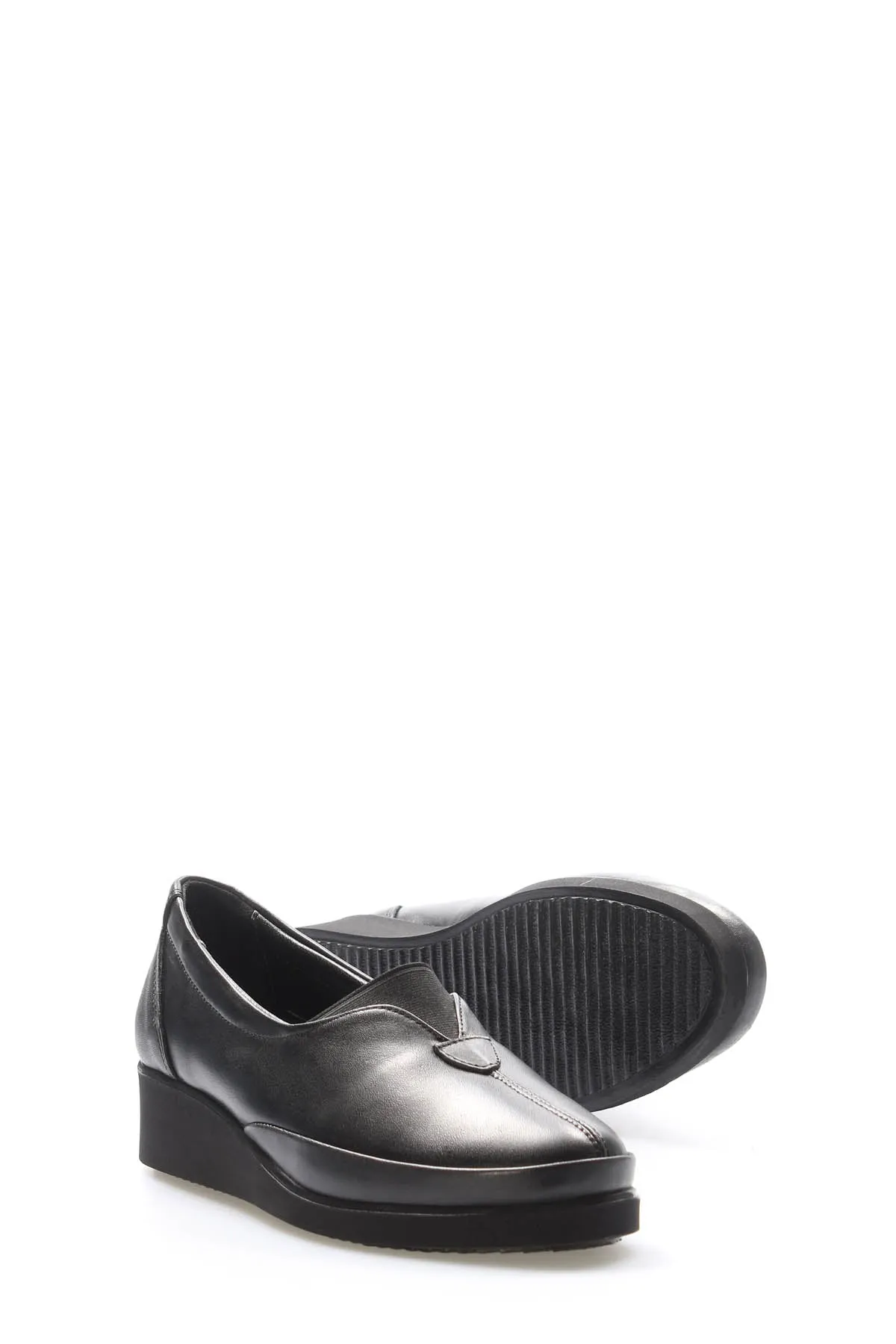 FST Genuine Leather Women's Casual Shoes 972ZA7905 Black - Ellesmere Port