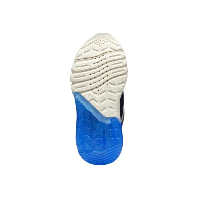 Geox Junior Blue Ciberdron Boys Shoes With Lights J45LBC