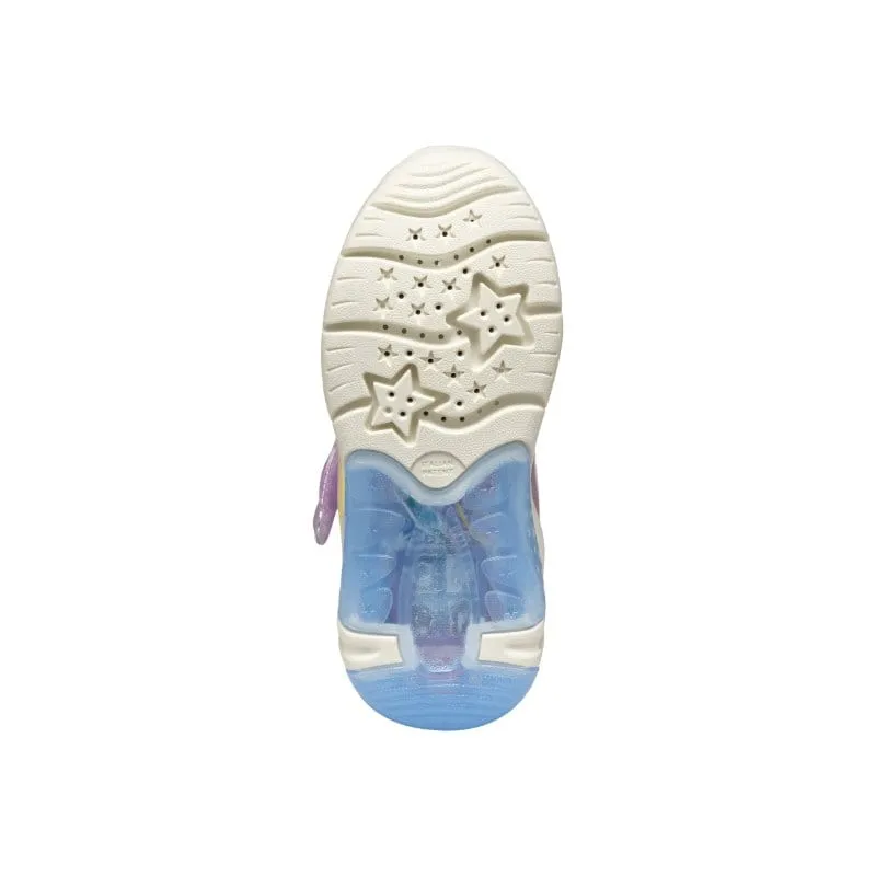 Geox Junior Purple Fadinlight Girl Shoes With Lights J55M4A