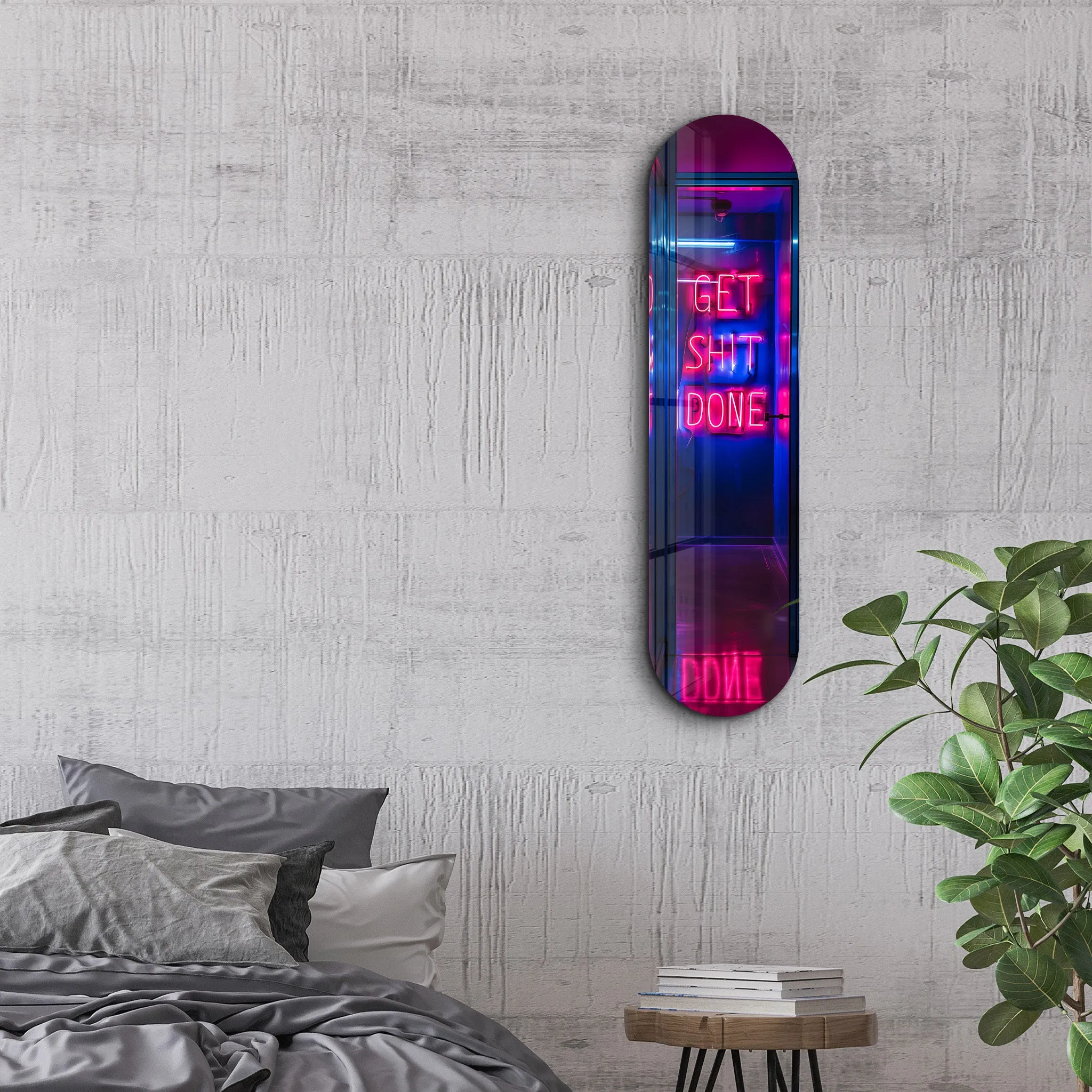 Get $hit Done | Glass Wall Art