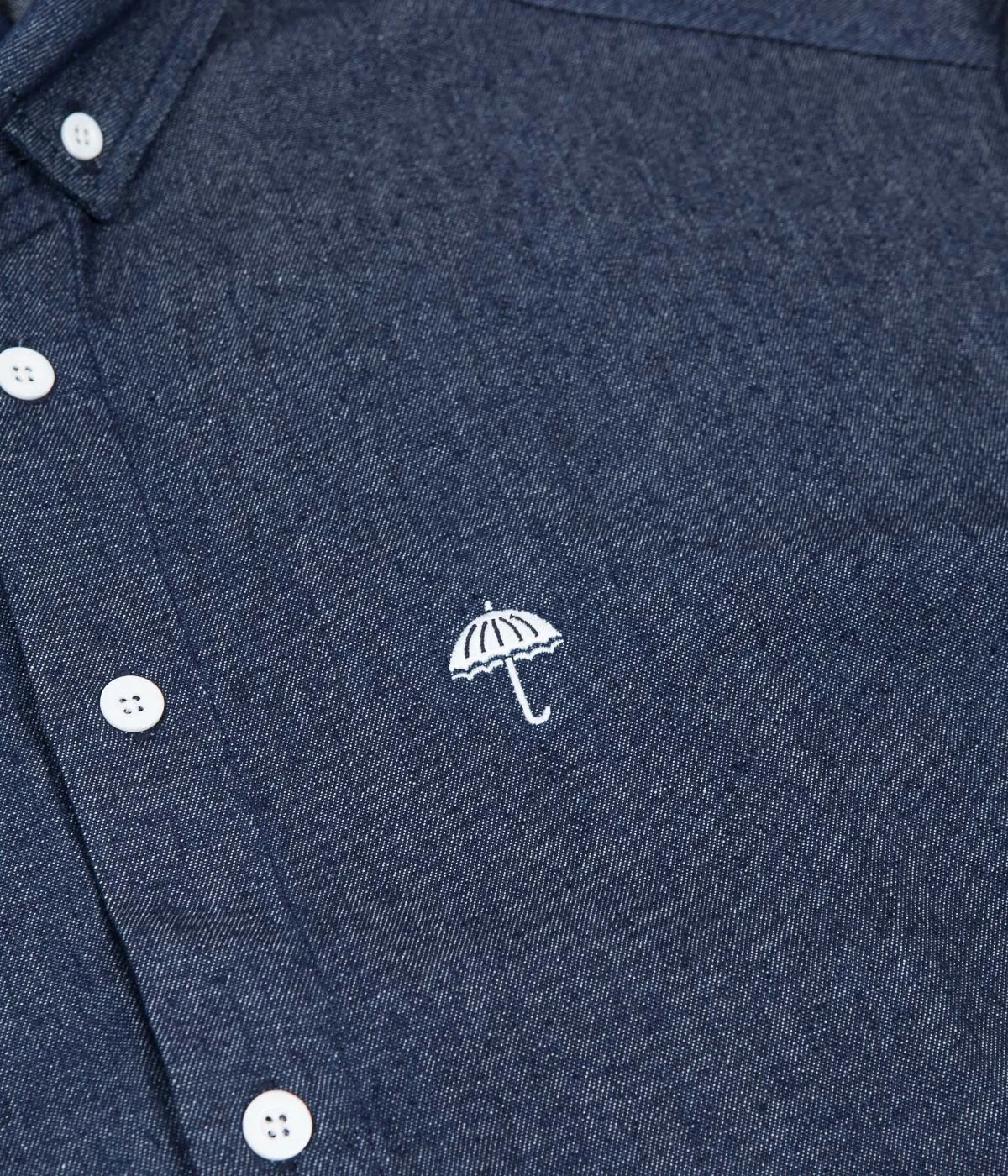 Helas Classic Denim Shirt - Navy