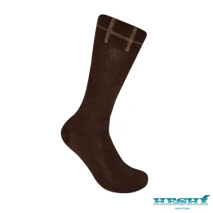Heshí Basic Crew Sock - Brown