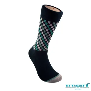 Heshí Fashion Crew Sock - Green