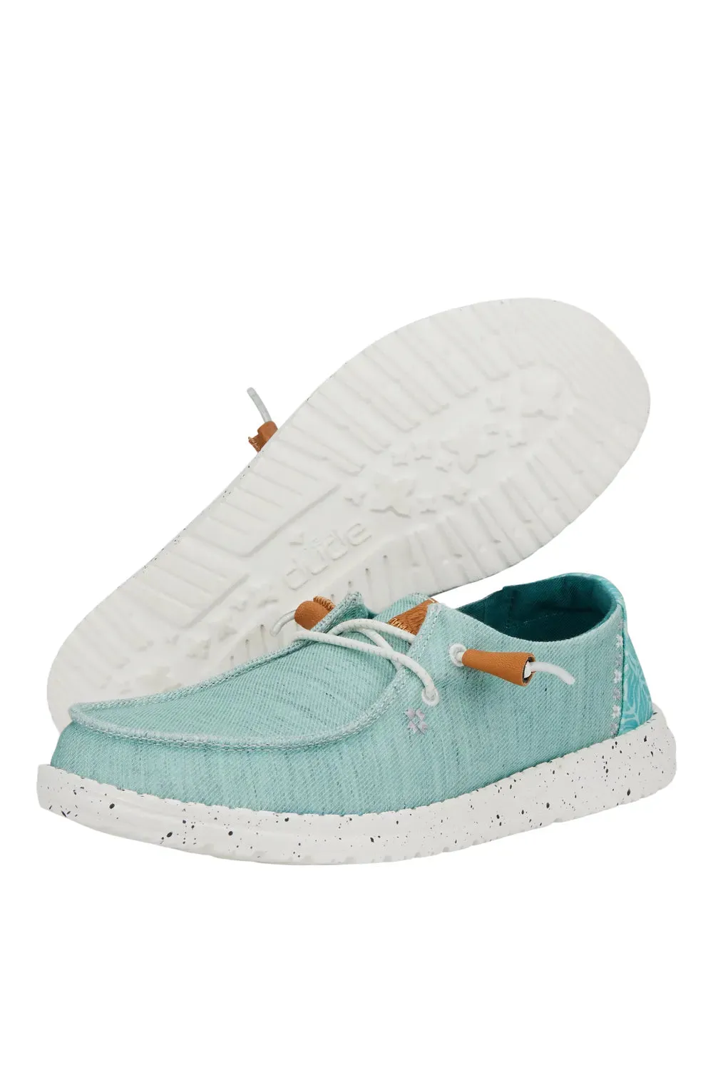 Hey Dude Wendy Heathered Slub Blue