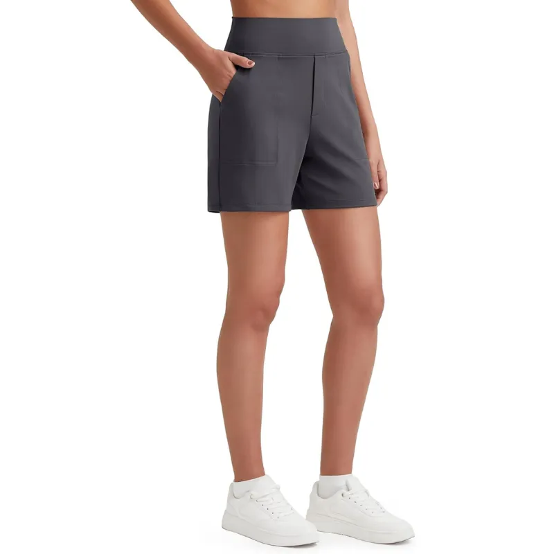 High Waisted Bermuda Shorts – Stretch Fit and Multi-Purpose Design