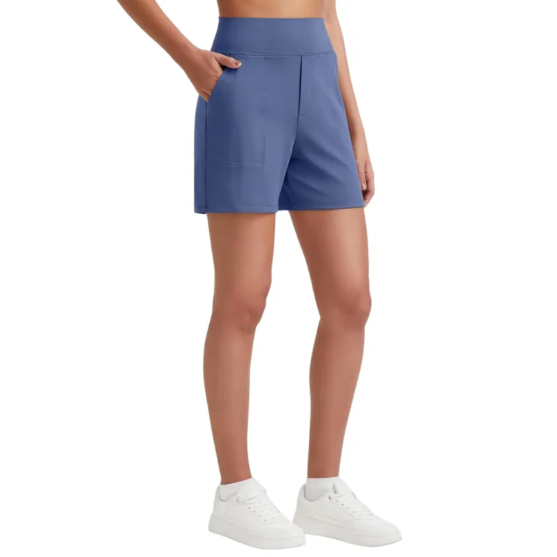 High Waisted Bermuda Shorts – Stretch Fit and Multi-Purpose Design
