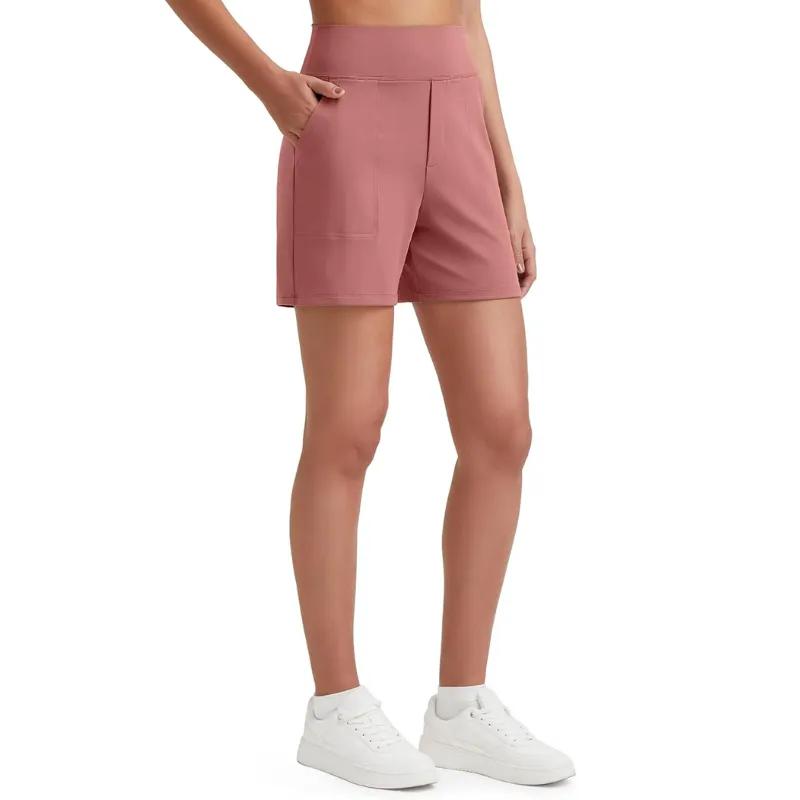 High Waisted Bermuda Shorts – Stretch Fit and Multi-Purpose Design