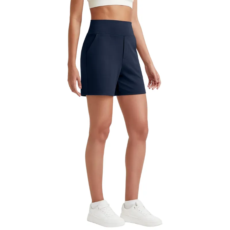 High Waisted Bermuda Shorts – Stretch Fit and Multi-Purpose Design