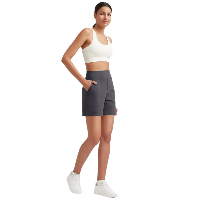 High Waisted Bermuda Shorts – Stretch Fit and Multi-Purpose Design