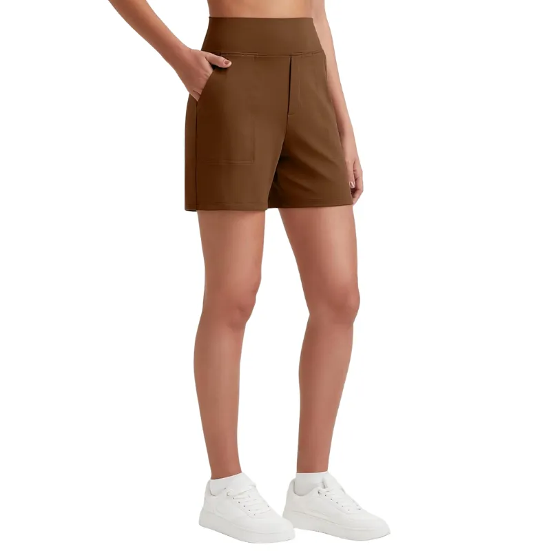 High Waisted Bermuda Shorts – Stretch Fit and Multi-Purpose Design