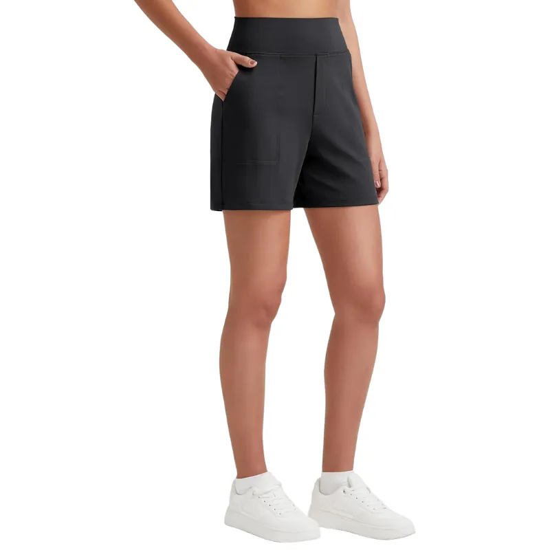 High Waisted Bermuda Shorts – Stretch Fit and Multi-Purpose Design