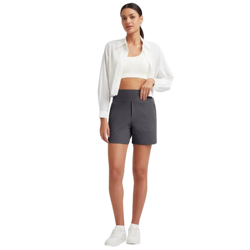 High Waisted Bermuda Shorts – Stretch Fit and Multi-Purpose Design