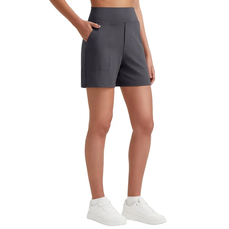 High Waisted Bermuda Shorts – Stretch Fit and Multi-Purpose Design