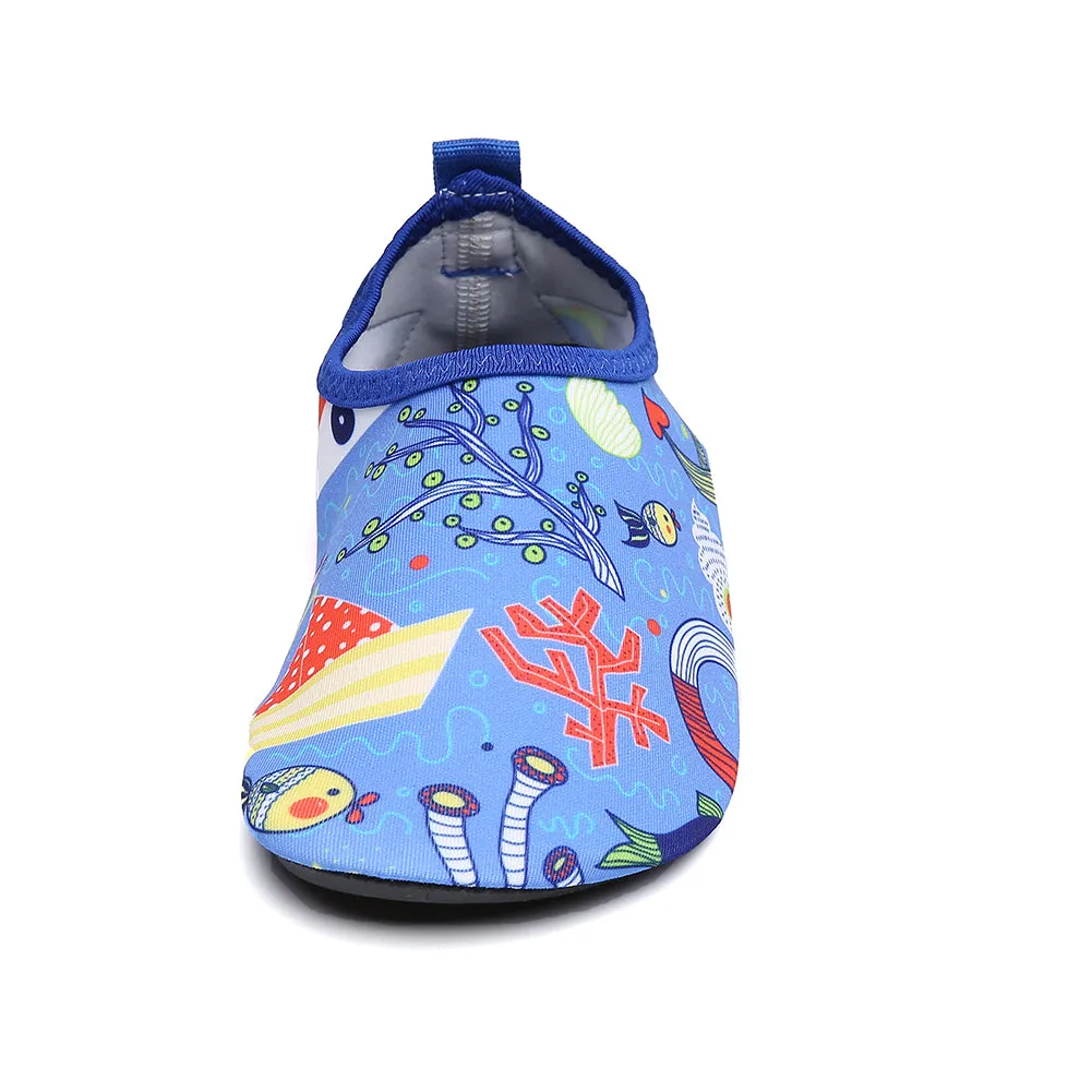 Kids Boys and Girls Summer Athletic Water Shoes Aqua Socks for Beach Swimming Pool