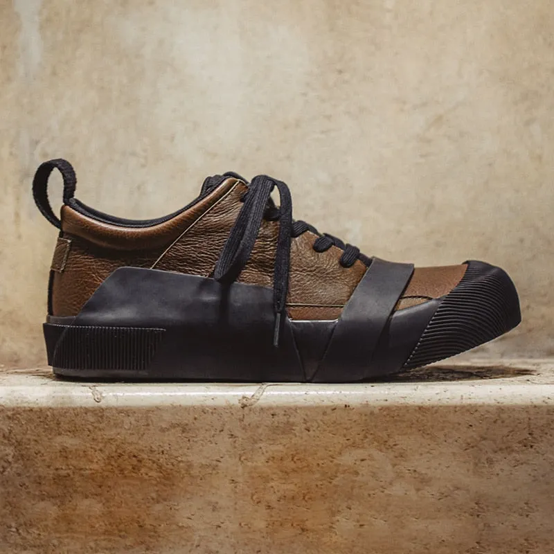 Korea Retro Casual Leather Shoes