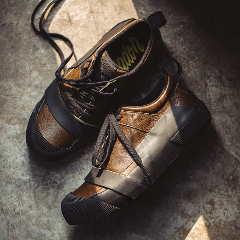 Korea Retro Casual Leather Shoes