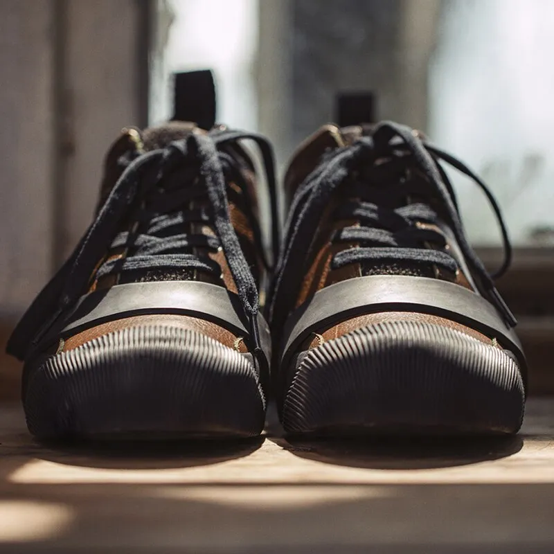 Korea Retro Casual Leather Shoes