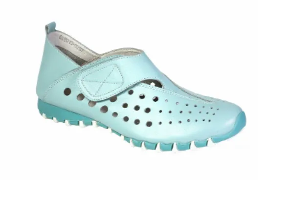 LitFoot Sneaker With Velcro - AQUA