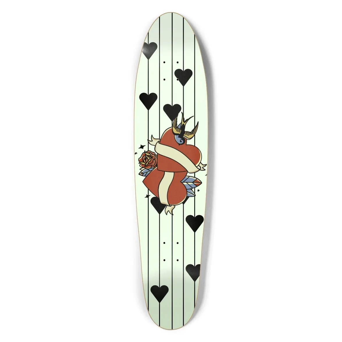 Lovely Longboard - Premium Canadian Maple Deck