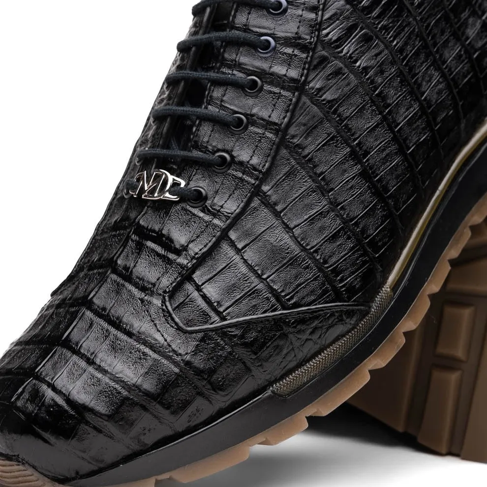Marco Di Milano Alonzo Men's Shoes Genuine Caiman Crocodile Casual Sneakers (MDM1165)