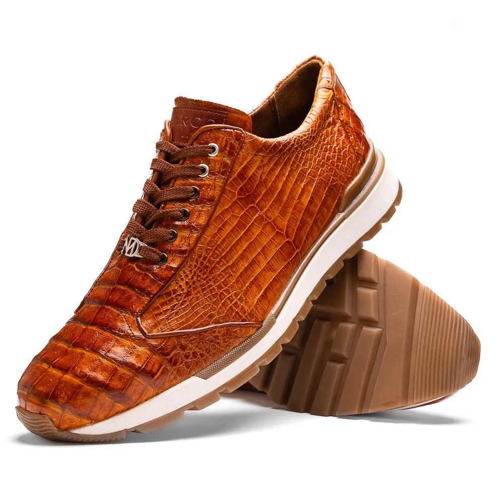 Marco Di Milano Alonzo Men's Shoes Genuine Caiman Crocodile Casual Sneakers (MDM1165)