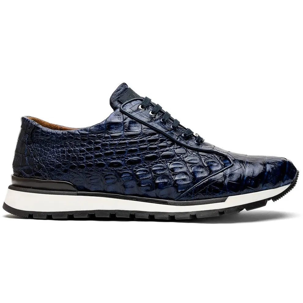 Marco Di Milano Alonzo Men's Shoes Genuine Caiman Crocodile Casual Sneakers (MDM1165)