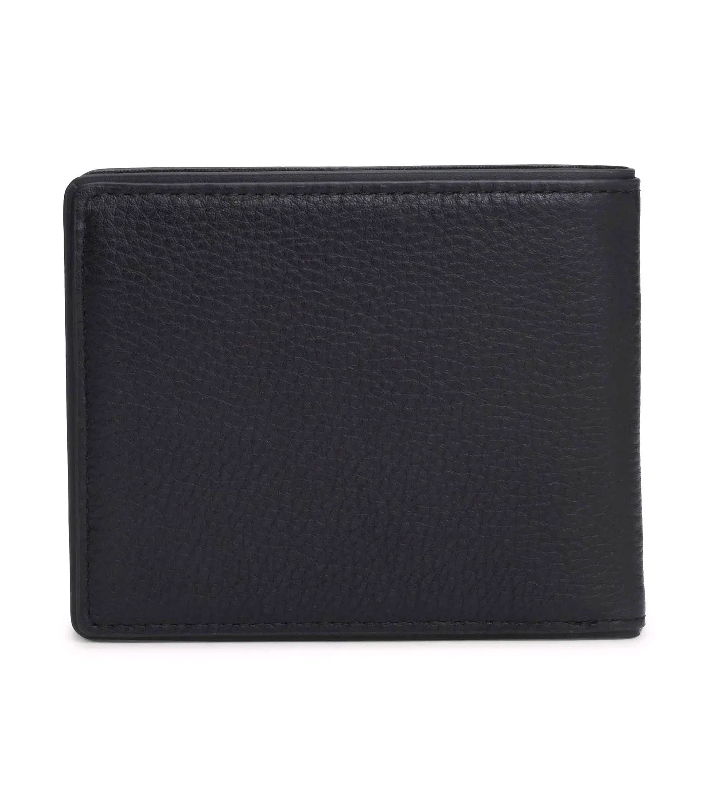 Men's Casual Card and Coin Wallet Black