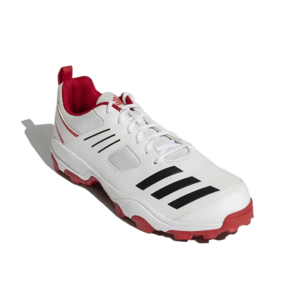 Men's Crihase Cricket Shoe (White/Black/Scarle)