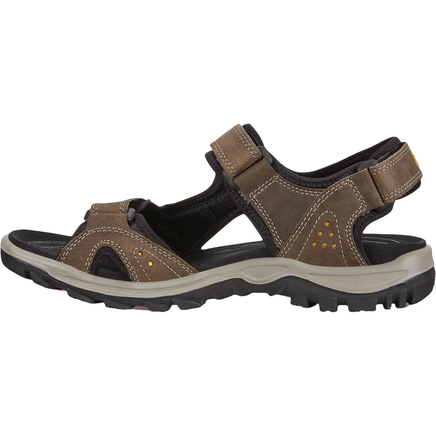 Men's Ecco Yucatan Lite Dark Clay Nubuck