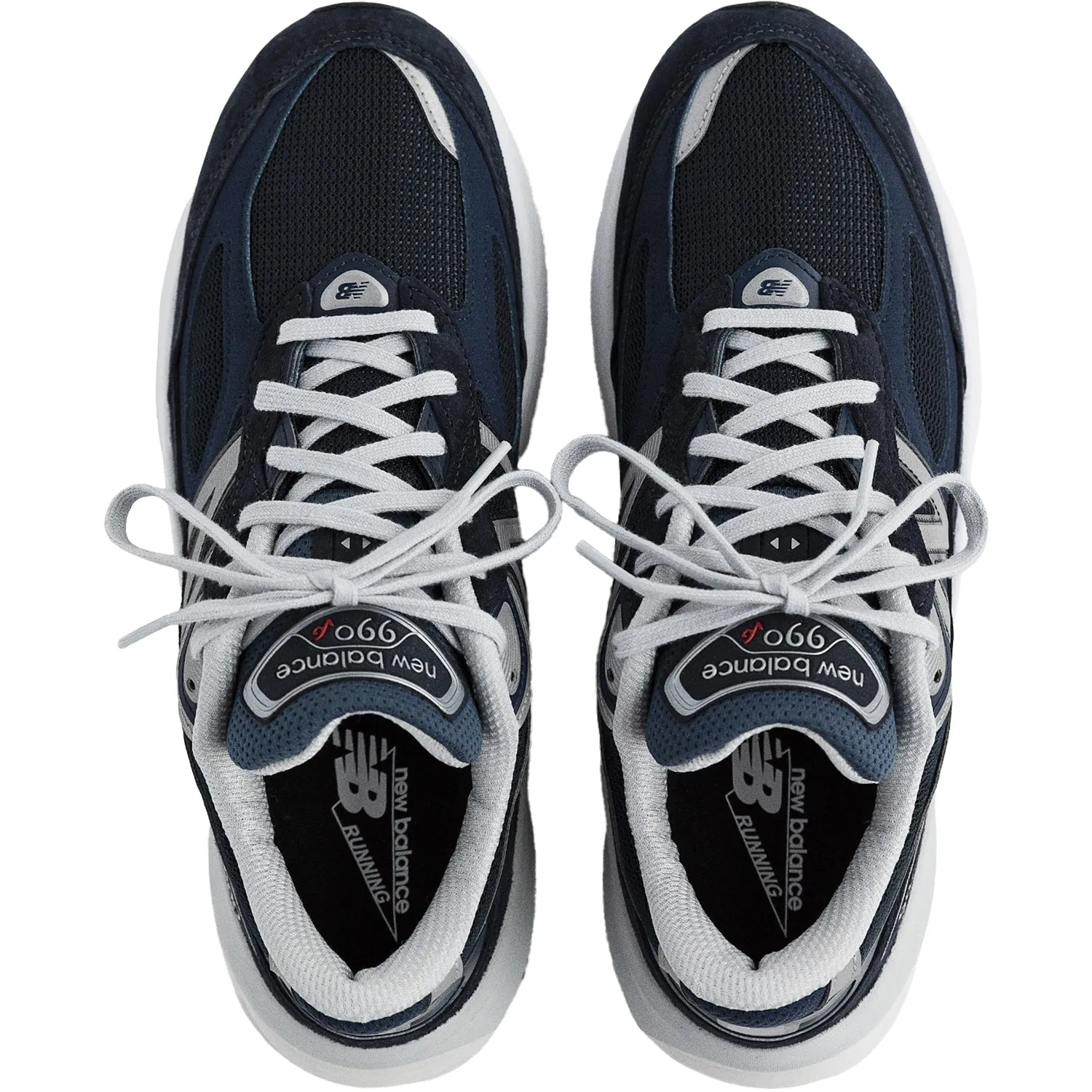 Men's New Balance M990NV6 Navy/White Suede/Mesh