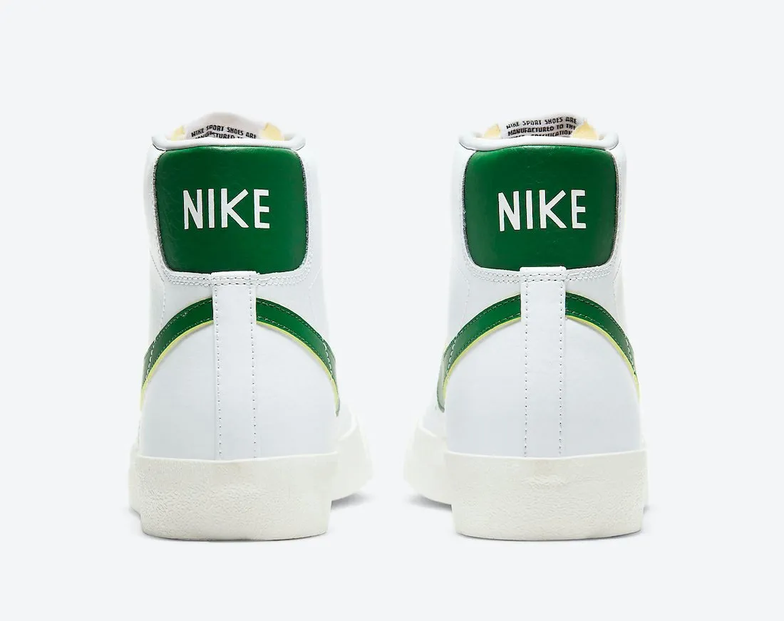 Men's Nike Blazer Mid '77 Vintage (White/Sail/Black/Pine Green)(BQ6806-115)