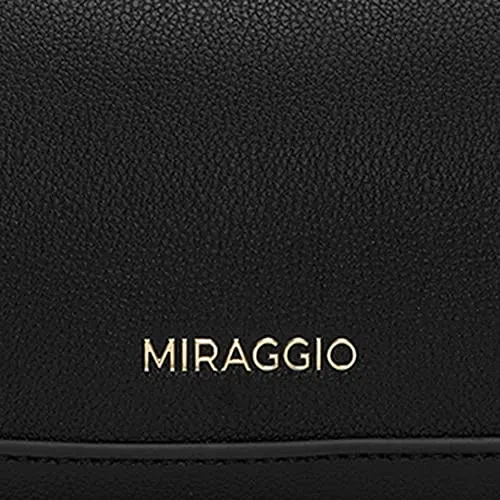 Miraggio Black Freya Shoulder Bag
