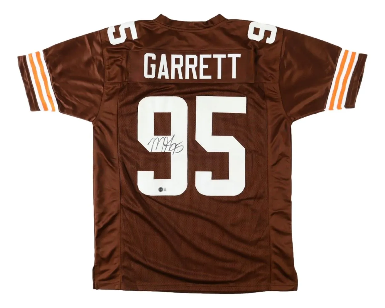 Myles Garrett Cleveland Signed Brown Football Jersey BAS