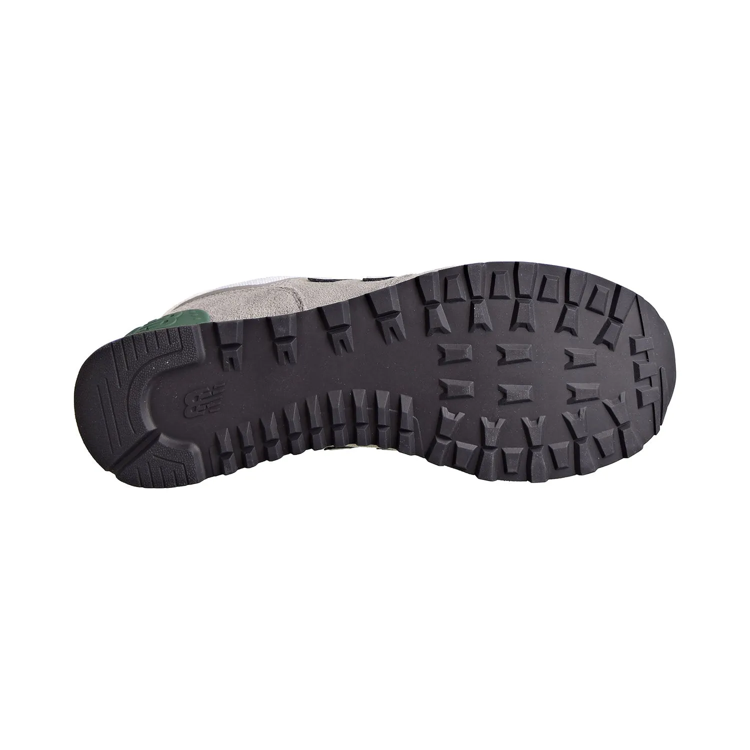 New Balance 574 Men's Shoes Grey/White/Dark Green