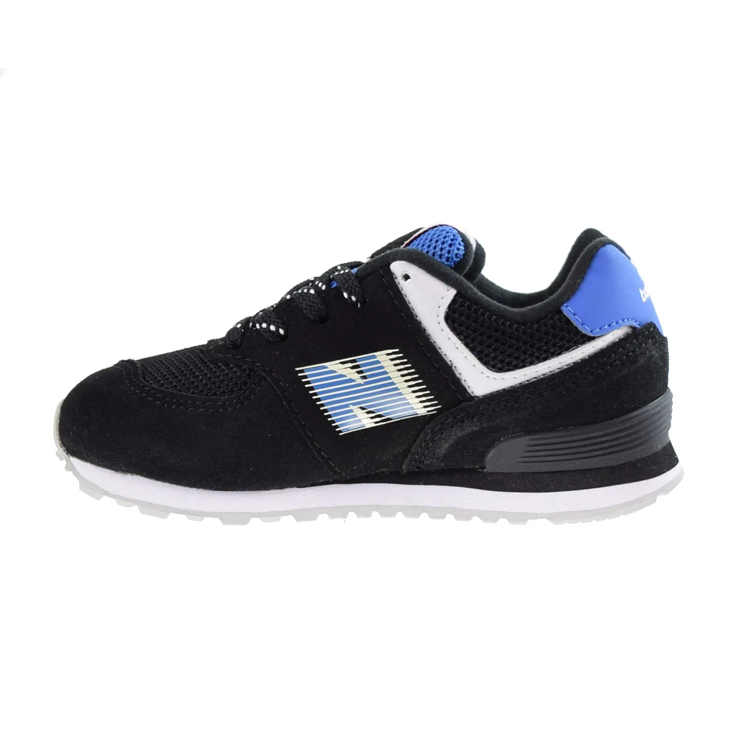 New Balance 574 Speed Toddlers Shoes Black-Cobalt