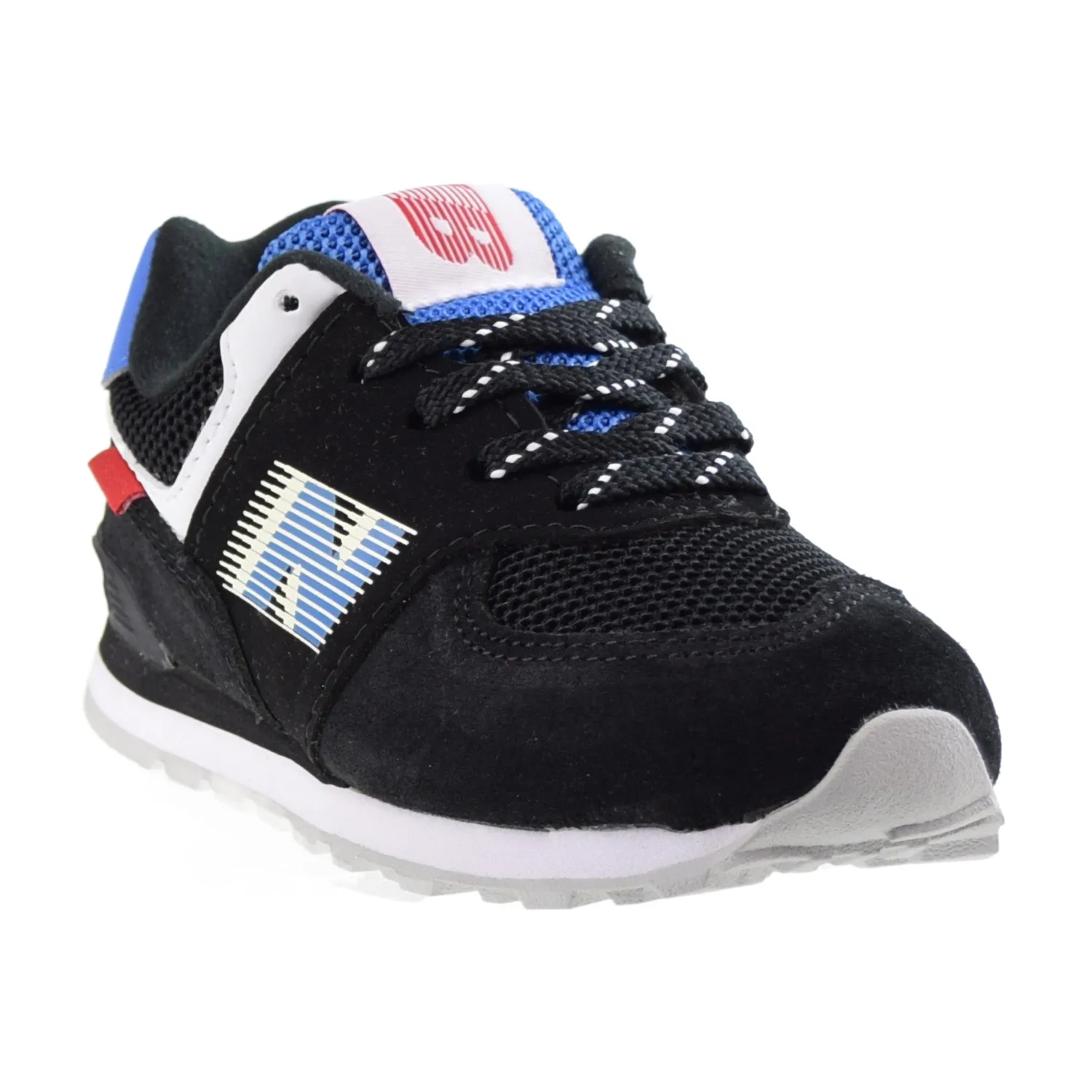New Balance 574 Speed Toddlers Shoes Black-Cobalt