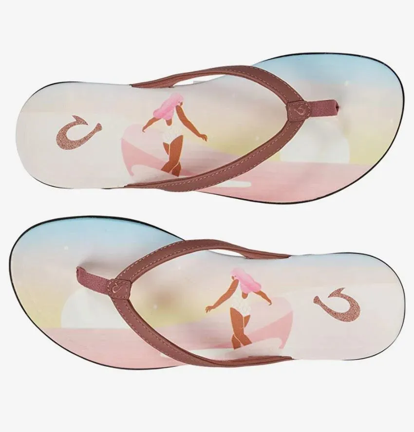 Olukai Ho'Opio Pae Sandal-Ash Rose/Pae