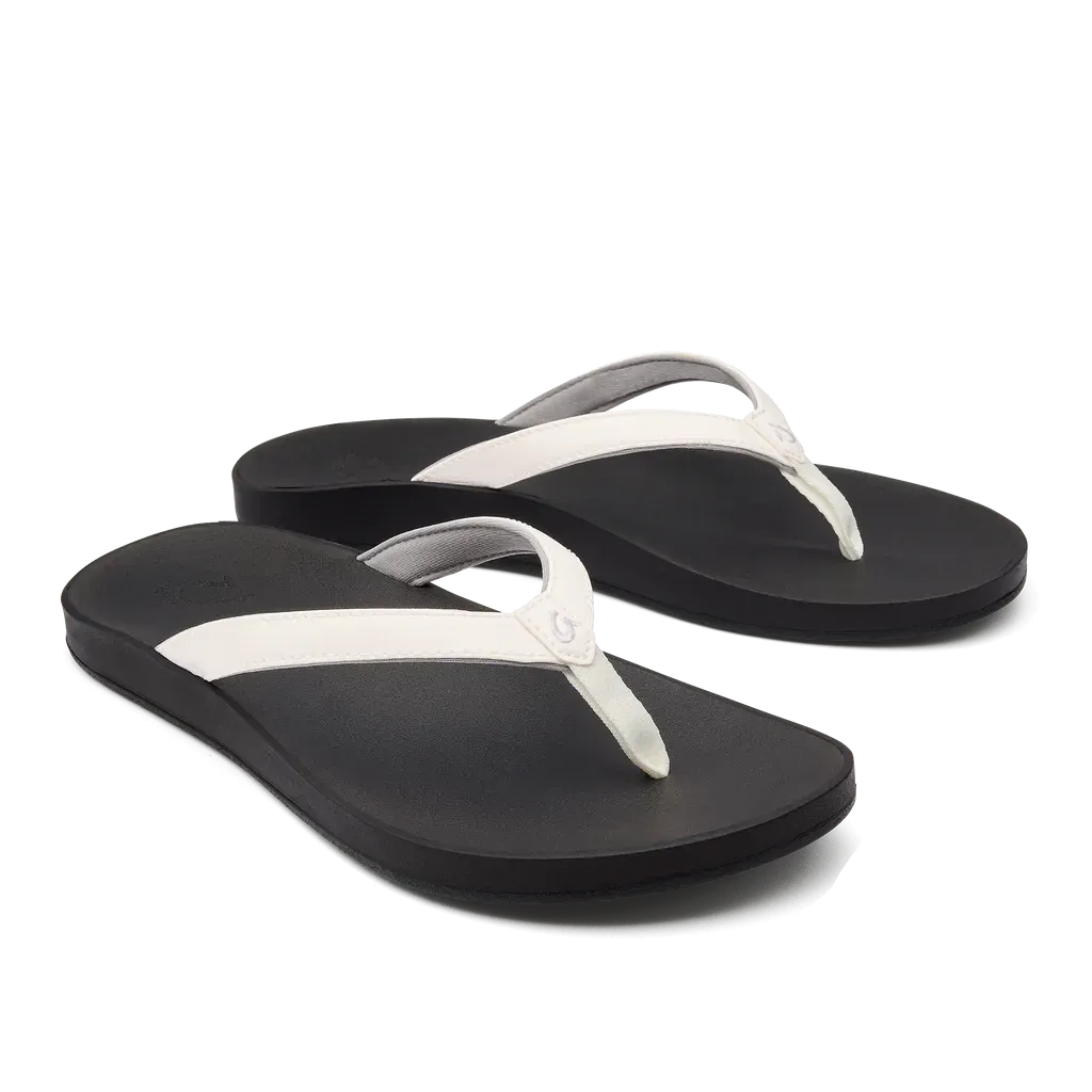 Olukai Puawe Sandal-White/Black