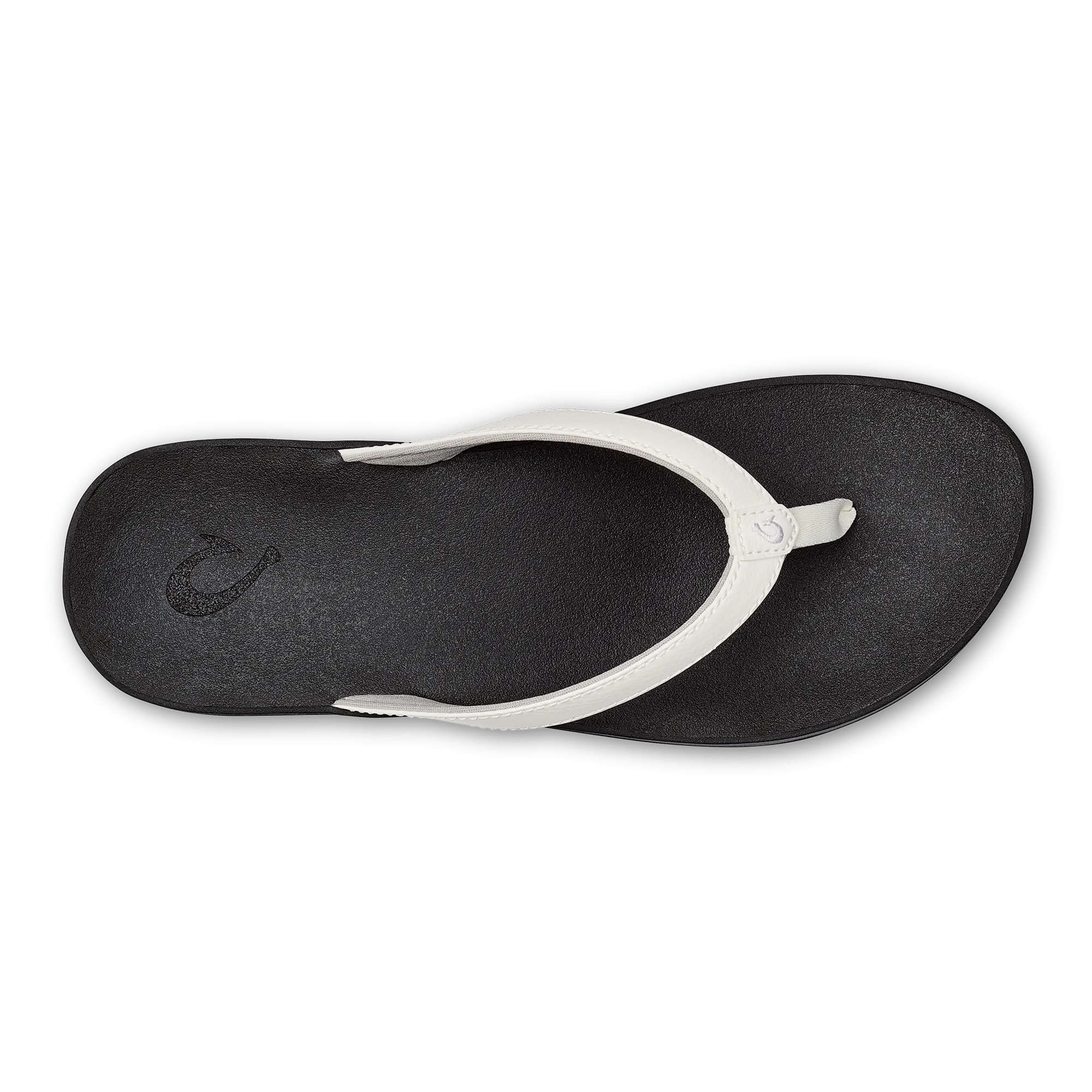 OLUKAI PUAWE WOMENS SANDAL - WHITE/BLACK